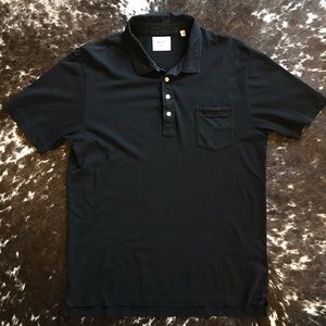 Billy Reid Pensacola Polo Black